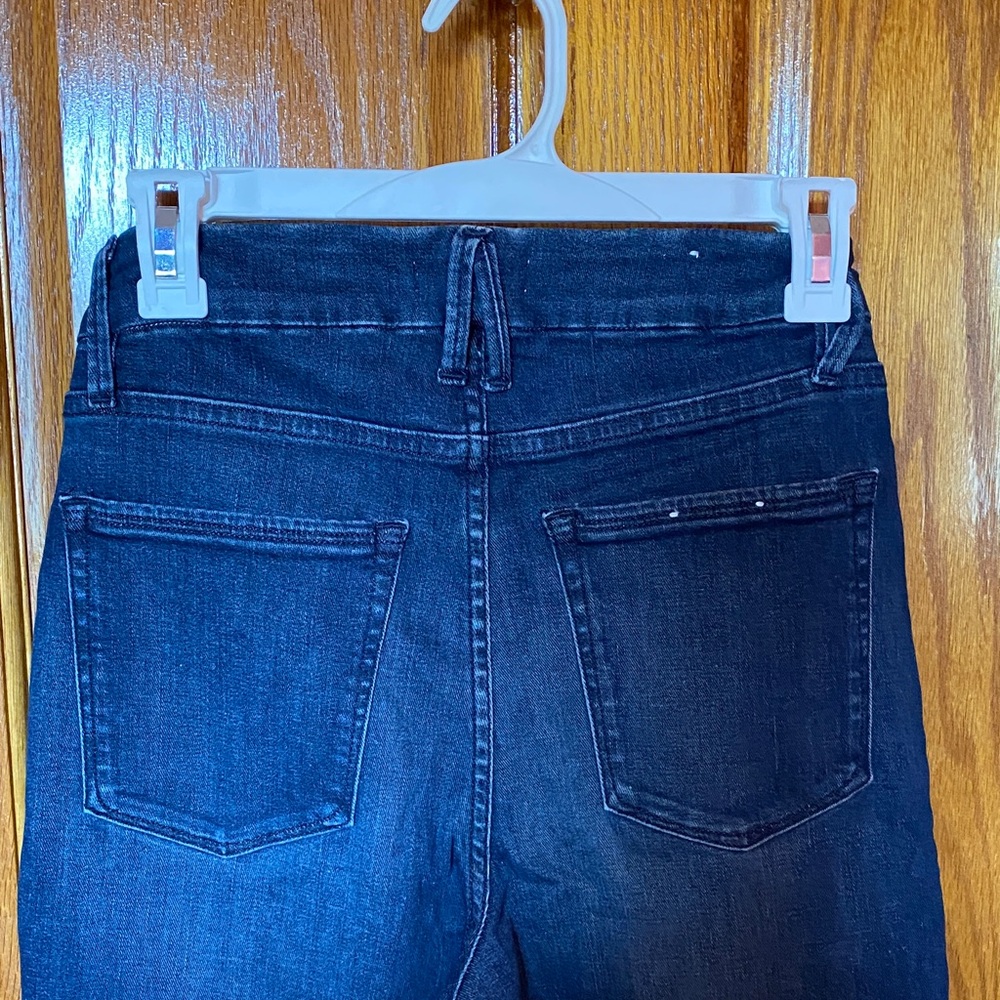 Good American High Rise Dark Blue Jeans - Picture 6 of 7